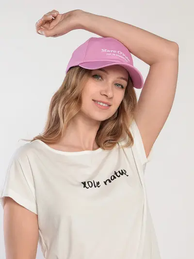 Бейсболка розового цвета из органического хлопка